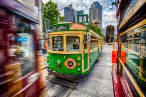 Heritage W Class Circle Tram of Melbourne