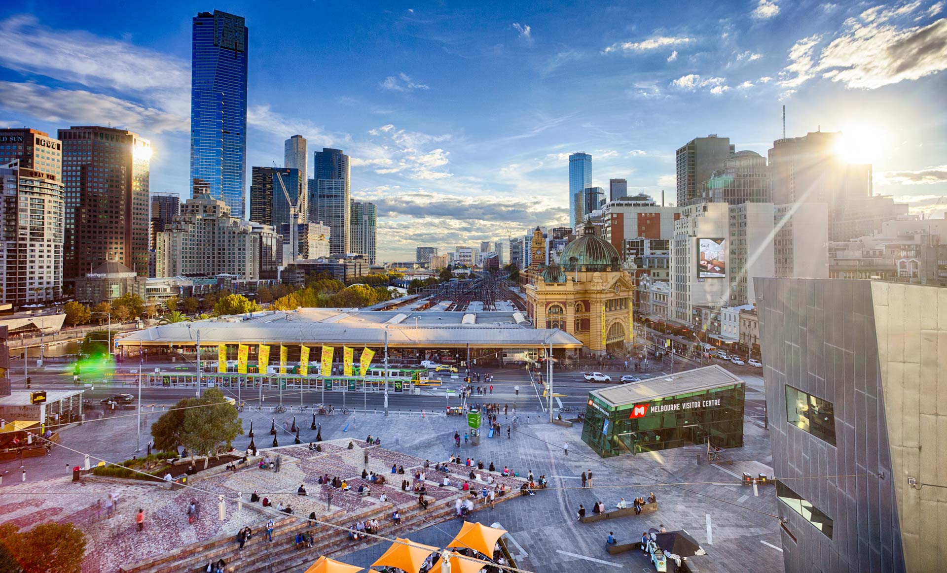Framing Federation Square