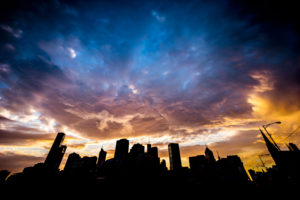 A Grand Cloud Show Over Melbourne