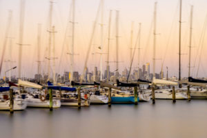 Melbourne at Dusk from Williamstown