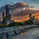 Sun-Kissed Sky over Melbourne