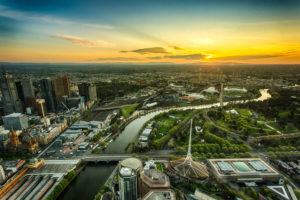 MCG on Grand Final Morning from Eureka 89