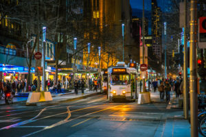 East Malvern No.3 Tram on Swanston St
