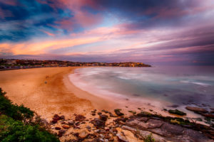Beautiful sky over Bondi