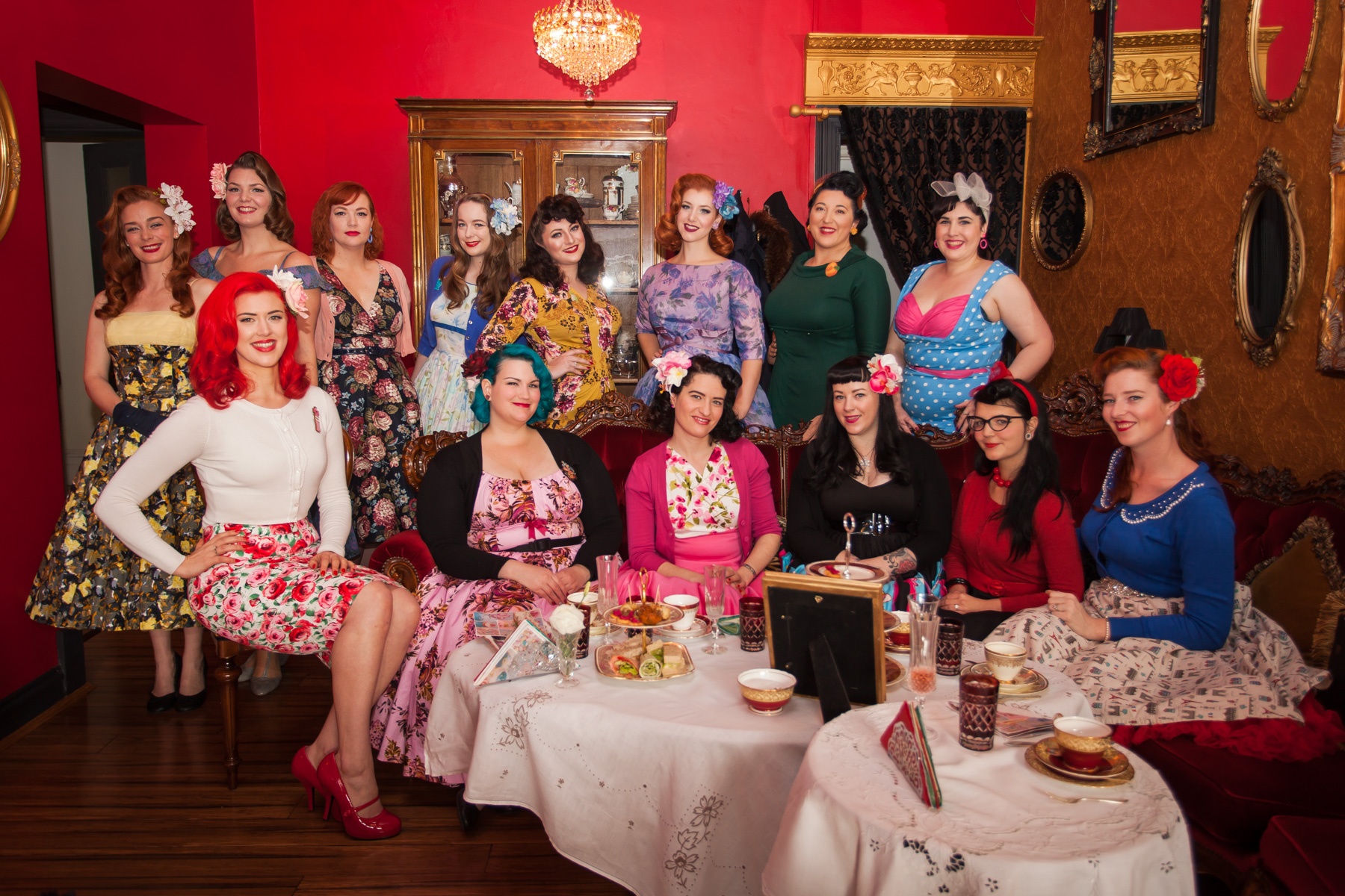When Melbourne Pinups Do High Tea...