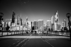 Pyrmont Bridge at Darling Harbour
